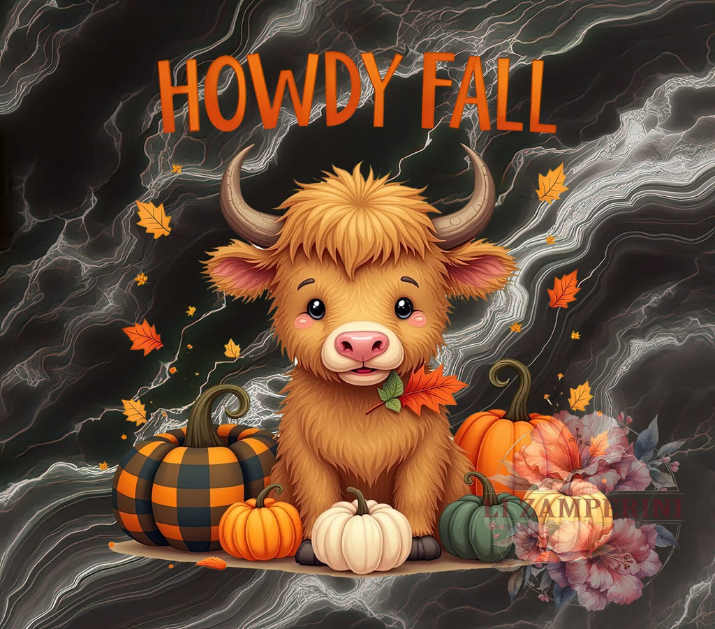 Rustic Fall Background Cow Highland Cow, Fall Decor, Cow Clipart, Autumn Art, Digital Download ...