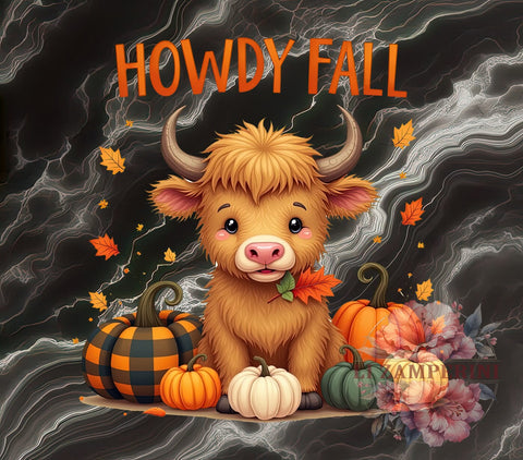 Highland Cow, Fall Decor, Cow Clipart, Autumn Art, Digital Download, Rustic Cow, Farmhouse Decor, Cute Cow Design Sublimation Li Zamperini 