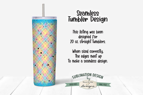 Highland Cow on a Unicorn Floatie 20 oz Seamless Tumbler Sublimation Design - Lazy Days of Summer Sublimation Ewe-N-Me Designs 