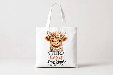 Highland Cow PNG Inspirational Farm Animal Sublimation Digital Download SVG BillahCrafts 