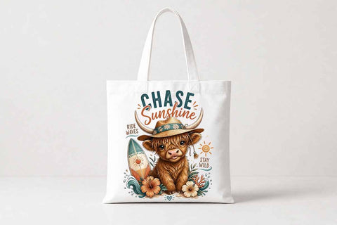 Highland Cow PNG Sublimation Design Cute Western Farm Animal Digital Download SVG BillahCrafts 