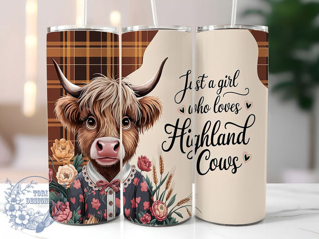 Highland Cow Rustic Farm Tumbler, Cow Lover Tumbler PNG, Farm Animal Tumbler, 20oz Sublimation Wrap, Rustic Western Tumbler, Cute Cow Tumbler Design, Digital Download Tumbler Sublimation ToriDesigns 