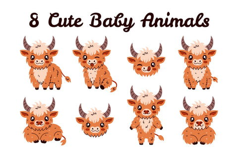 Highland Cow Sublimation Rin Green 