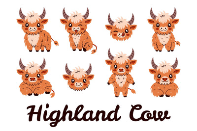 Highland Cow Sublimation Rin Green 