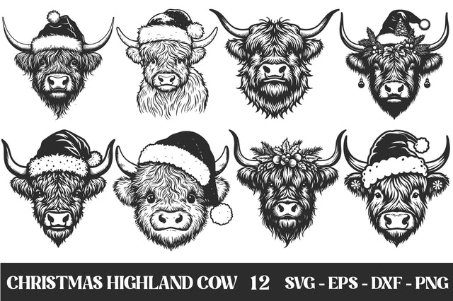 Highland Cow svg Bundle SVG Rupkotha 