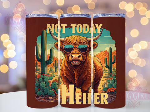 Highland Cow Tumbler, Sarcastic Cow Design, Funny Cow PNG, Cow Sublimation Design, Heifer Wrap PNG, 20oz Tumbler PNG, Rustic Farmhouse Decor, Cow Lover Gift Sublimation SvggirlplusArt 