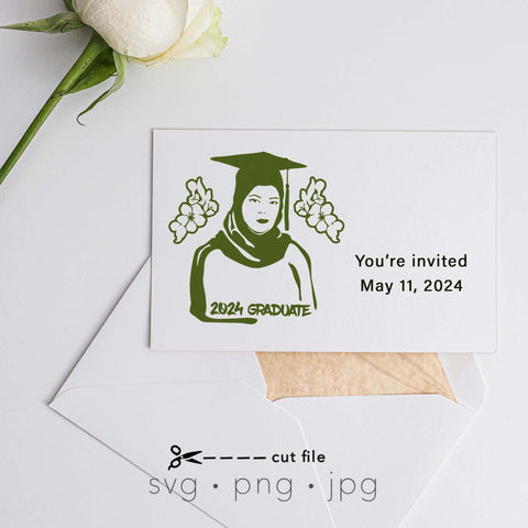 Hijab Graduation svg cut file design bundle SVG Kimberly Thomas Design 