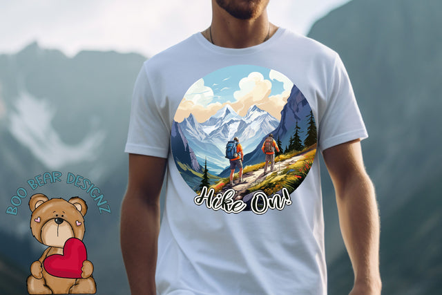 Hike On Camping Sublimation design Sublimation Boo Bear Designz 