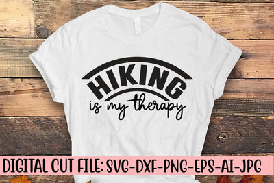 Hiking Is My Therapy SVG Syaman 