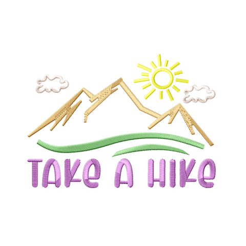 Hiking Quotes Embroidery Designs Bundle - 6 Designs, Hiking Sayings Embroidery Patterns, Hike More Worry Less Embroidery Embroidery/Applique DESIGNS HappyDesignStudio 