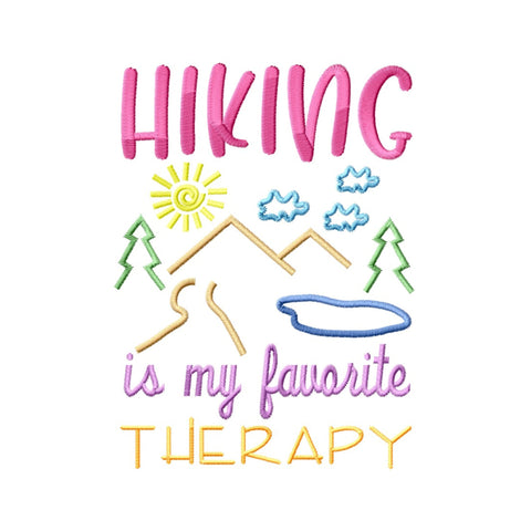 Hiking Quotes Embroidery Designs Bundle - 6 Designs, Hiking Sayings Embroidery Patterns, Hike More Worry Less Embroidery Embroidery/Applique DESIGNS HappyDesignStudio 