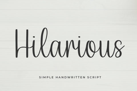Hilarious Font Abo Daniel Studio 