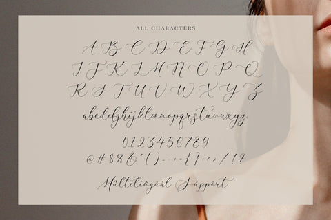 Hilberta Austine - Modern Script Font Font Timur type 