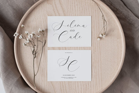 Hilberta Austine - Modern Script Font Font Timur type 