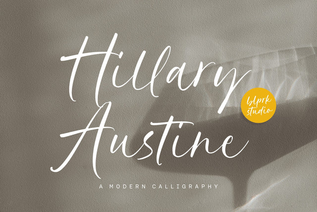Hillary Austine Font Font Balpirick 