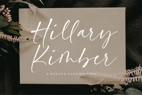 Hillary Kimber Font Font Balpirick 