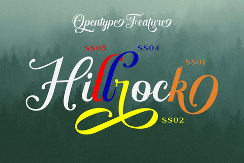 Hillrock / Elegant script Font Javapep 