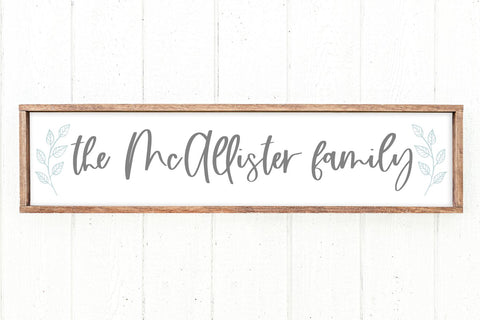 Hillside Vista Script Font Beck McCormick 