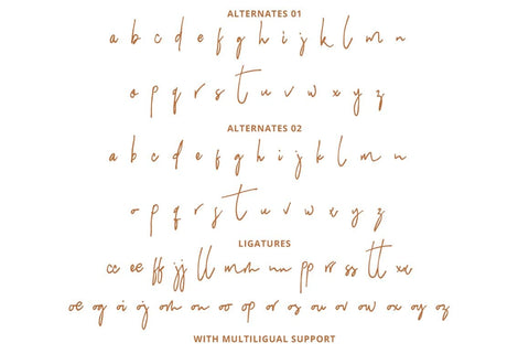 Hilmounte Signature Typeface Font Fadeline Std. 