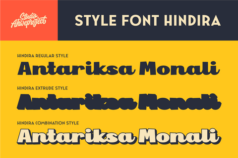 Hindira Font ahweproject 