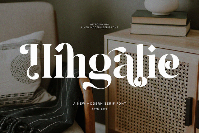 Hingalie - Elegant Serif Font Font studioalmeera 