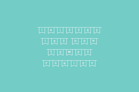Hip Hip Hooray Banner Font Font Beck McCormick 
