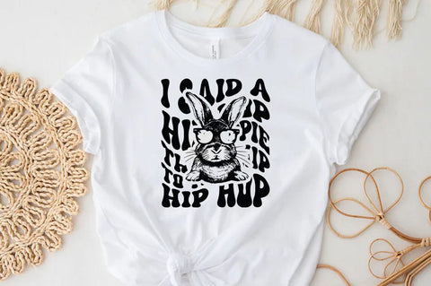 Hip Hop Easter Bunny Svg Sublimation T-shirt Design SVG FiveStarCrafting 