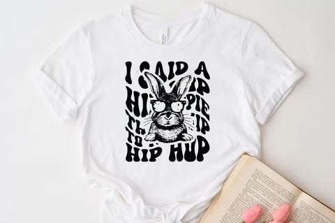 Hip Hop Easter Bunny Svg Sublimation T-shirt Design SVG FiveStarCrafting 