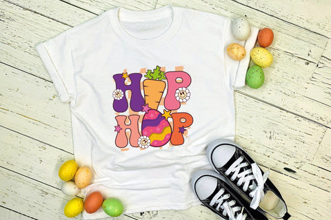 Hip Hop - Groovy Easter Sublimation PNG Sublimation CraftLabSVG 