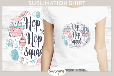 Hip Hop Squad v8 T-shirt Sublimation Sublimation Sintegra 