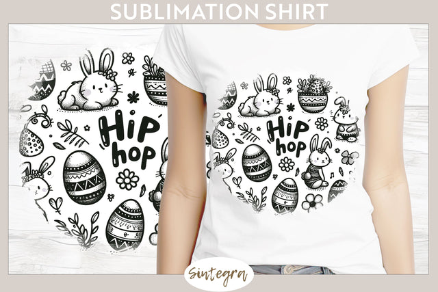 Hip Hop v9 T-shirt Sublimation Sublimation Sintegra 