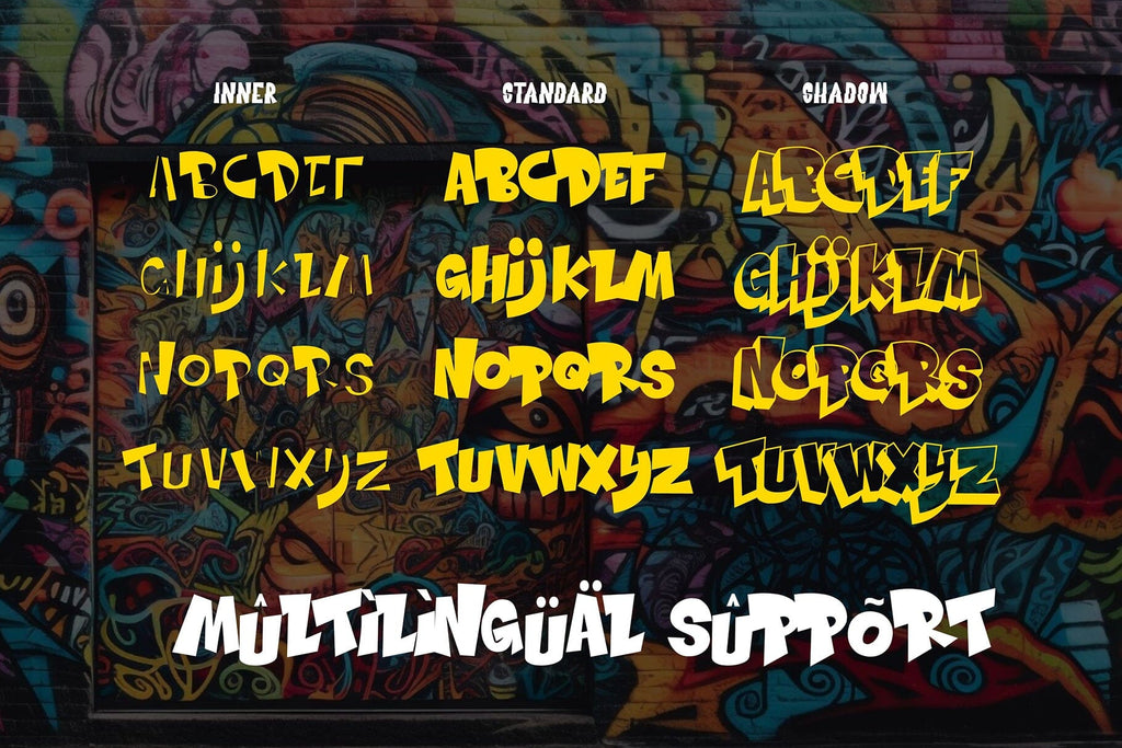 Hiper Hoper - 3d Layered Graffiti Font - So Fontsy