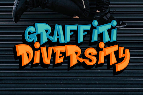 Hiper Hoper - 3d Layered Graffiti Font Font Mozzatype 