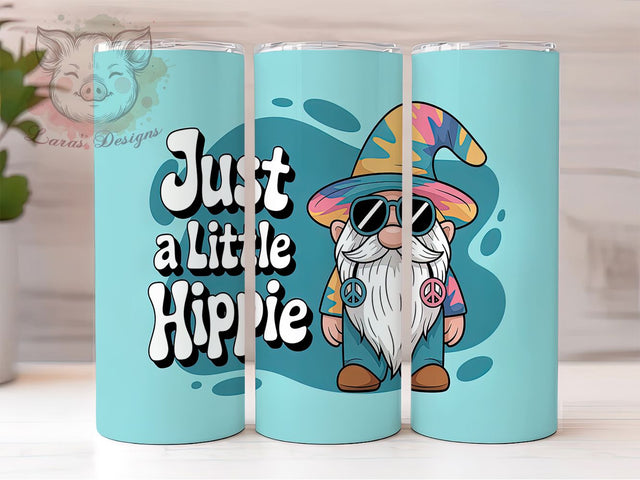 Hippie Boho Groovy Gnome Tumbler, Boho Gnome Wrap, 20oz Sublimation, Groovy Gnome Cup, Peace Love Gnome, Bohemian Tumbler Design, Cute Gnome Drinkware Sublimation Lara' s Designs 