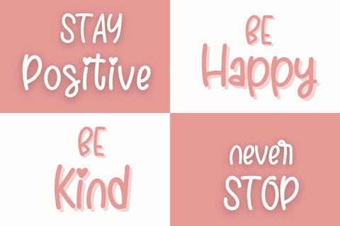 Hippie Cute Handwritten Font | Heart Accent Display Font for Quotes, Sublimation, Mother's Day, Cricut Projects Font AnningArts Design 