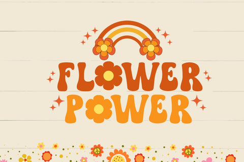 Hippie Flower Font Manjali_Studio 