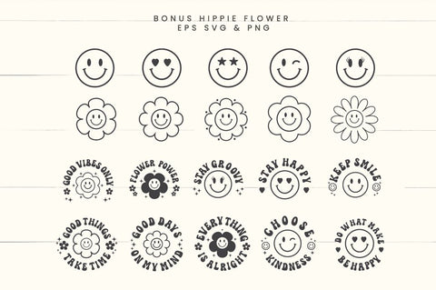 Hippie Flower Font Manjali_Studio 