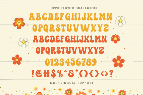 Hippie Flower Font Manjali_Studio 