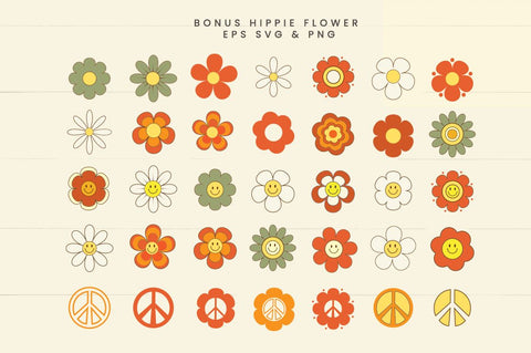 Hippie Flower Font Manjali_Studio 