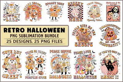 Hippie Halloween Sublimation Bundle Sublimation Shetara Begum 