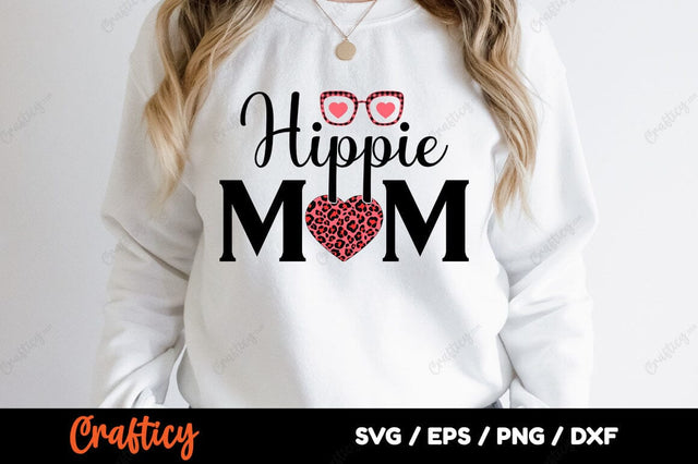 Hippie Mom SVG Design SVG Designangry 