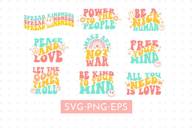 Hippie Quote Svg Bundle SVG MaiaLunaDesign 