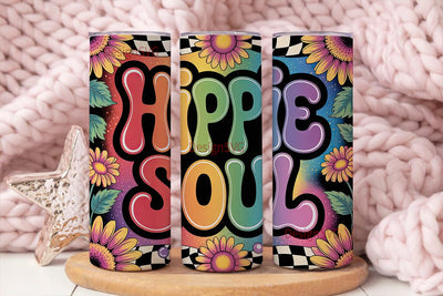 Hippie Soul 20oz Tumbler Wrap Sublimation DesignSVG 