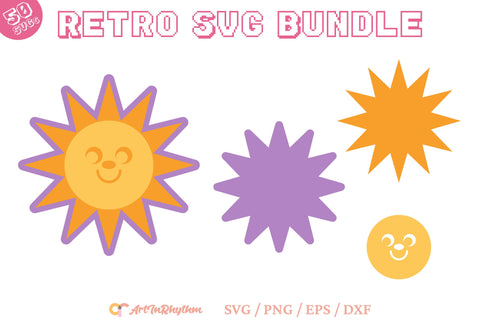 Hippie Svg Bundle, Hippie Clipart, Retro Hippie Svg, Retro Groovy Svg, Hippie Stickers SVG Artinrhythm shop 