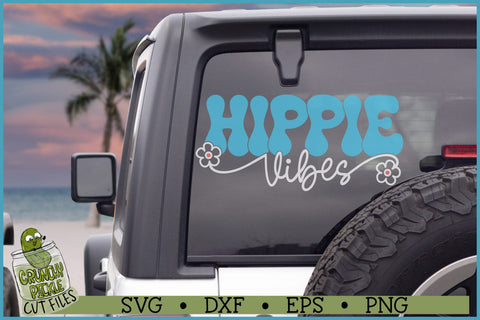 Hippie Vibes SVG File SVG Crunchy Pickle 
