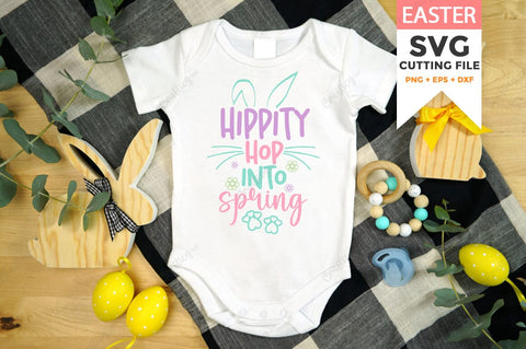 Hippity Hop Into Spring SVG Design SVG Designangry 