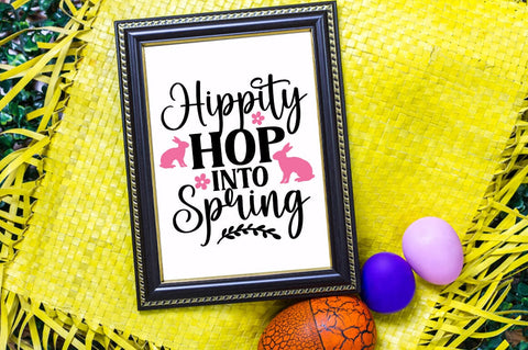 Hippity Hop Into Spring SVG Design SVG Designangry 