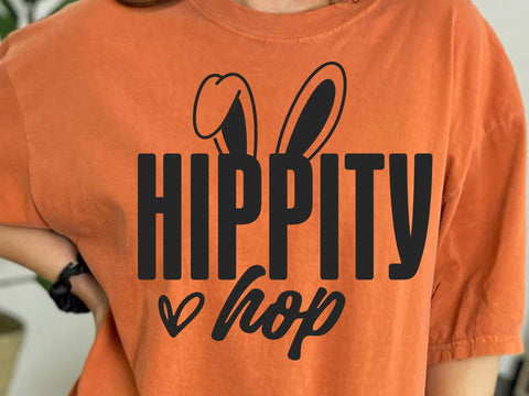 Hippity Hop SVG PNG, Happy Easter Svg, Easter Bunny Svg, Kids Easter Svg, Easter Shirt Svg, Easter Svg, Easter Teacher Svg, Bunny Svg SVG DesignDestine 