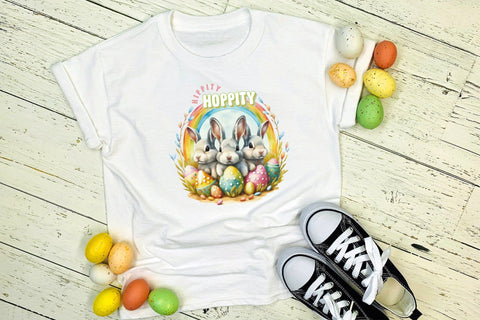 Hippity Hoppity - Easter Sublimation PNG Sublimation CraftLabSVG 
