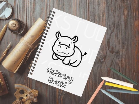 Hippo SVG Design Set SVG HalieKStudio 